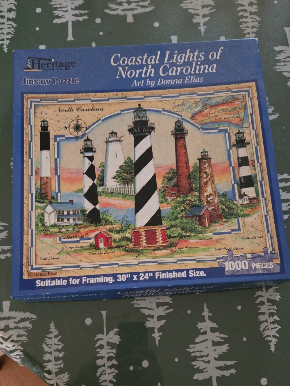 Heritage Coastal Lights of North Carolina Puzzle